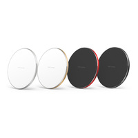 Cargador Inalámbrico Universal de Escritorio para Android, 5W 10W 15W, Cargador Rápido Inalámbrico para Teléfonos Móviles con Luz LED