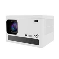 JUNUO Direct Factory Android X6 180 Ansi Lumens Projection gratuite 4k Android Smart BT 5.0 Wifi Mini projecteur portable