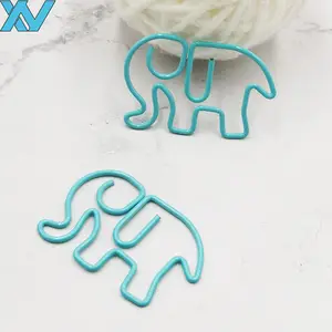 Уникальные металлические зажимы для бумаги в форме слона и животных