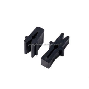 Pince à tube en ABS noir <span class=keywords><strong>de</strong></span> 26mm pour film <span class=keywords><strong>de</strong></span> serre, filets pare-soleil, abris à cadre, bâtiments <span class=keywords><strong>de</strong></span> jardin - Product Image 5