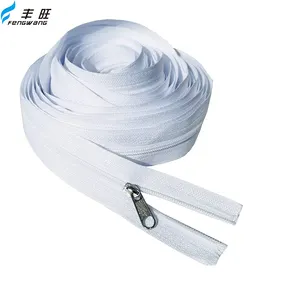 High Quality No.5 Nylon Zipper Long Chain Roll For Garment All Size Wholesale Nylon Zipper