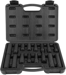 Jeu <span class=keywords><strong>de</strong></span> clés principal des <span class=keywords><strong>écrou</strong></span>s <span class=keywords><strong>de</strong></span> blocage, ensemble <span class=keywords><strong>d</strong></span>'outils <span class=keywords><strong>d</strong></span>'extraction des boulons et des <span class=keywords><strong>écrou</strong></span>s <span class=keywords><strong>de</strong></span> <span class=keywords><strong>roue</strong></span> <span class=keywords><strong>de</strong></span> 10 à 16 pièces - Product Image 1