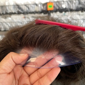 Prótesis Capilar Australiana para Hombre, Fácil de Limpiar y Aplicar, Línea de Cabello Natural, Tupé Masculino - Product Image 3