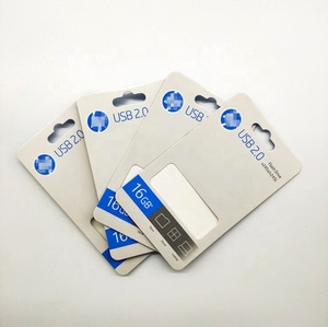 Pacchetti di schede con inserti blister in cartone stampati personalizzati con display SIM USB - Product Image 2