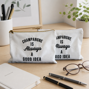 Borsa Piccola in <span class=keywords><strong>Tela</strong></span> di Cotone Personalizzabile con Ricamo Lettere e <span class=keywords><strong>Stampa</strong></span>, Cerniera Dorata, Sacchetto per Caramelle, Ingrosso, Logo Personalizzato - Product Image 1
