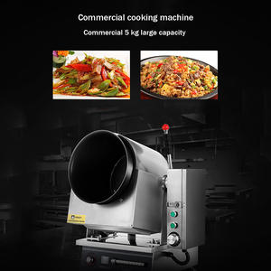 Wok <span class=keywords><strong>robot</strong></span> intelligent <span class=keywords><strong>pour</strong></span> <span class=keywords><strong>la</strong></span> restauration commerciale, construction en acier, chauffage IH, cuisson automatique <span class=keywords><strong>et</strong></span> mélangeur de viande avec moteur intégré - Product Image 6