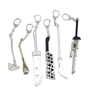 Wowei personalizado Anime Jujutsu llavero <span class=keywords><strong>arma</strong></span> modelo colgante Metal coche mochila llavero <span class=keywords><strong>arma</strong></span> espada llavero - Product Image 1