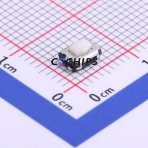EVQP2P02W Tactile Switch SMD,3.5x4.7mm Switch Single Pole Single Throw Rectangle Button 1N Vertical Mount - Product Image 1