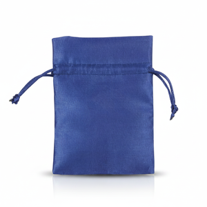 Sacchetti in Velluto Satinato Blu 100x140 MM per Conservazione e Organizzazione - Product Image 2