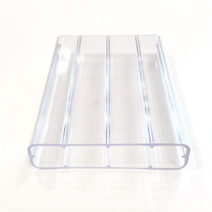 Extrusión de PC de plástico transparente OEM para accesorios de perfil de aluminio - Product Image 2