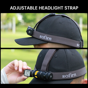 <strong>SOFIRN</strong> <strong>HS42</strong> Cheap Head Lamps LED Hiking Headlamps Small Customized LED Head Lamps Spotlight &amp; Floodlight Flashlight - Product Image 2