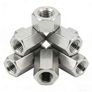 Écrou de raccordement hexagonal en acier inoxydable 304 à filetage droit et gauche de l'usine Bibo Yaente, écrou de connexion en acier inoxydable de l'usine Yaente - Product Image 5