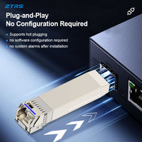 ZTRS 25G SFP28 LX20, Transmisión de Fibra Óptica de Alta Calidad, Distancia de Transmisión de 10 km, 20 km, 40 km, 80 km, Aplicable a Centros de Datos