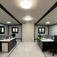 Maison conteneur extensible étanche à double aile FLKT, garantie 2 ans, directement de l'usine, villa modulaire préfabriquée moderne