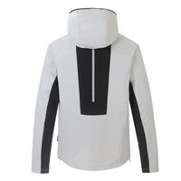 Blouson Bomber Décontracté Surdimensionné en Toile à Capuche – Respirant, Imperméable, Grande Taille, Zippé, Réversible, Séchage Rapide pour Hommes et Femmes