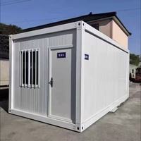 Conteneur en panneaux sandwich en acier de qualité industrielle, emballé plat, pour entrepôt, bureau, bâtiment, stockage, imperméable, respirant, flexible