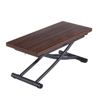 Meubles de maison modernes Table à manger/table basse transformable pliable extensible gain de place en bois