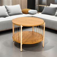 Table basse multifonctionnelle moderne extensible et pliable, design panneau, en bois de bouleau et fer, convertible pour salon et maison