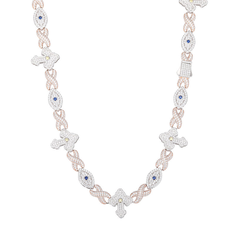 White Moissanite color Cz-White Gold