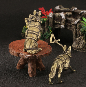 狩猎警犬黄铜摆件装饰展示皮带狗工艺品 - Product Image 5