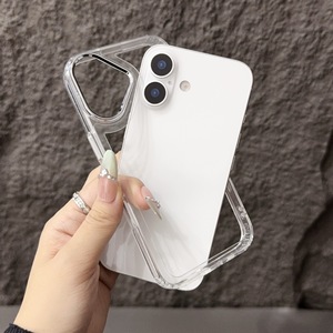 Anillo electrochapado compatible con la funda del teléfono Apple 17 Pro Max para iPhone 17, marco transparente, 17 Air, diseño hueco, simple y moderno - Product Image 1