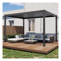 Nouvelle Pergola de Jardin et Balcon 2026 en Alliage d'Aluminium avec Toit Rétractable Motorisé Électrique, Étanche et Écologique (Revêtement Poudré)