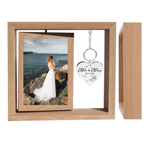 Quà tặng đám cưới cho các cặp vợ chồng lãng mạn xoay nổi Mr và Mrs Khung ảnh khung ảnh đính hôn Quà Tặng cô dâu tắm Quà Tặng - Product Image 4