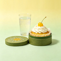 Boîte d'emballage pour gâteau, boîte ronde en carton, boîte cylindrique en papier, tube d'emballage biodégradable, tube alimentaire écologique