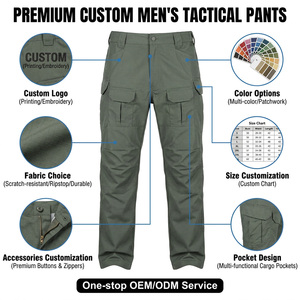 <span class=keywords><strong>Pantalon</strong></span> cargo de sport pour homme en nylon de haute qualité, style camouflage, léger, vêtements tactiques d'extérieur avec genouillères et poches - Product Image 3