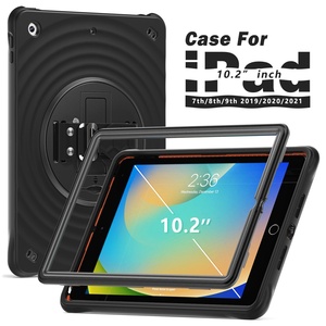 Funda Protectora de Silicona Resistente a Impactos para iPad 10.2 Pulgadas 2019-2021, Diseño Popular, Soporte Giratorio de 360 Grados - Product Image 3