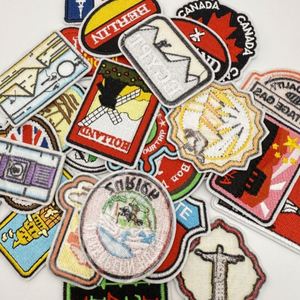 Parches Bordados con Símbolos de Lugares Emblemáticos de la Ciudad, Estilo Vintage, para Planchar - Product Image 6