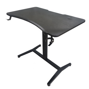 Nouveau design de <span class=keywords><strong>bureau</strong></span> d'<span class=keywords><strong>ordinateur</strong></span> portable à roulement réglable en hauteur mobile <span class=keywords><strong>bureau</strong></span> de levage à gaz pneumatique à jambe unique - Product Image 2