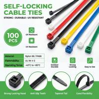 Attaches de câbles FSCAT 4,8x280mm multicolores en nylon 66, écologiques, durables, autobloquantes, fabricant OEM sur mesure