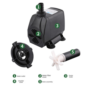 Pompa Air Mini Submersible Ramah Lingkungan JUYANG 80W 80GPH untuk Akuarium, Tangki Ikan, dan Air Mancur - Product Image 6