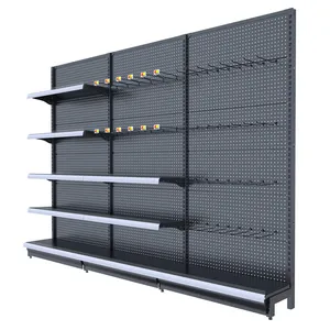 2024 Hot Sale Customized Metal Shelf Department Store Display Racks Market Shelves Shop Racking For Groceries And Snacks