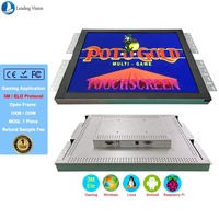 Monitor Táctil Pot O Gold 595 de 17'' 4:3 con Interfaz USB/DVI/Seriel y 1 Año de Garantía para Máquinas de Juegos Recreativos con Dispensador de Monedas
