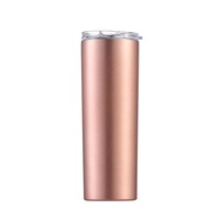 Vente en gros de gobelet sous vide à double paroi en acier inoxydable de 20oz avec logo personnalisé tasse de cadeau de voyage à couvercle droit réutilisable PW