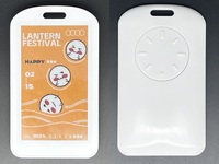 ESL Bluetooth NFC 4 colori E-Paper nome Badge E-ink elettronico nome Tag Display digitale carta d'identità Badge di lavoro programmato da Android