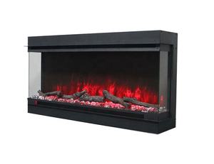 Chimeneas-insertos <span class=keywords><strong>de</strong></span> pared con llama LED 3D, <span class=keywords><strong>chimenea</strong></span> eléctrica <span class=keywords><strong>de</strong></span> hierro fundido, moderna, interior, fuego empotrado <span class=keywords><strong>de</strong></span> 50 pulgadas, 0,5-8H - Product Image 3