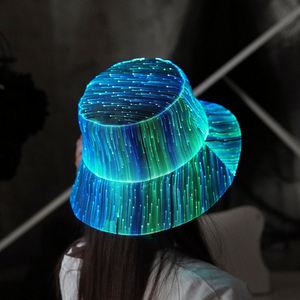 หมวกไฟเบอร์ออปติกเปลี่ยนสีได้ 7 สี พร้อมถังไฟ LED ส่องสว่าง - Product Image 1
