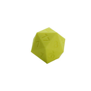 Juego de dados de silicona de 20 caras, juego de mesa, dados de colores numerados - Product Image 3
