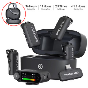 ไมโครโฟน Hollyland Lark Max 2 Professional 48KHz/32-bit แบบหนีบปกเสื้อ พร้อมอุปกรณ์เสริมสำหรับสตูดิโอบันทึกเสียง ไมโครโฟนไร้สายสำหรับมอนิเตอร์เสียง - Product Image 1