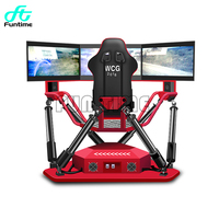 Simulateur de conduite automobile en réalité virtuelle haute vitesse FunTime, simulateur de course 3D pour parc d'attractions en réalité virtuelle