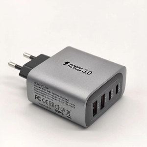 Быстрое зарядное устройство Essential 55W PD с 2 портами Type-C, 2 портами USB, защитой OCP, технологией QC3.0, GaN, для занятых профессионалов, стандарт EU, для дома, 20W - Product Image 3