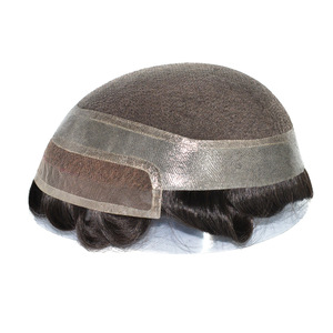 ต่อผมชายแบบเย็บมือ ขายดีข้ามประเทศ <span class=keywords><strong>ผม</strong></span>ปลอมส่งออกจากโรงงานโดยตรง สามารถดัดผมได้ รุ่น H101 - Product Image 3