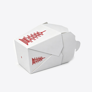 Contenitori in Carta per Asporto Cinese di Grado Alimentare con Manico a Chiusura per Catering e Consegna di Cibo - Product Image 5