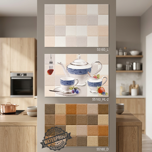 Azulejos de Pared para Baño, Cerámicos Digitales, Anti Humo, de Alta Calidad, para Hoteles y Restaurantes, Diseño de Cocina, 300x450mm, Esmaltados, Impermeables, para Exteriores - Product Image 4