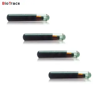 134.2KHz ISO 바이오 유리 마이크로 칩 트랜스 폰더 2.12x12mm RFID 태그 애완 동물 가축 비둘기 경주 물고기 실험실 동물 방수 1k