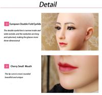 Masque facial réaliste en silicone pour femme, masque de cosplay pour adultes, masque de beauté pour le visage, accessoires de mascarade, masque pour travestis