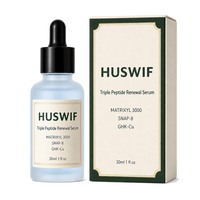 Sérum Visage Triple Peptide Matrixyl 3000 SNAP-8 GHK-Cu Marque Blanche pour Renforcer la Barrière Cutanée, Repulper et Lisser